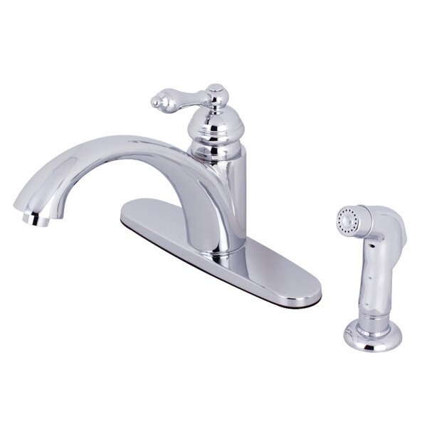Kingston Brass KS6571ALSP Single-Handle Kitchen Faucet, Polished Chrome KS6571ALSP - main